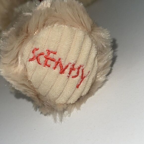 SCENTSY BUDDY, Poppy The Bear Holding Poppy Flower Bow Newborn Nursery Scent - Picture 9 of 9